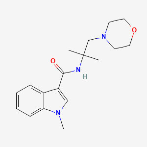 N-[1,1-dimethyl-2-(4-morpholinyl)ethyl]-1-methyl-1H-indole-3-carboxamide trifluoroacetate