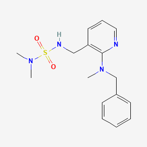 2-[Benzyl(methyl)amino]-3-[(dimethylsulfamoylamino)methyl]pyridine