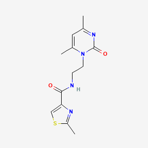 N-[2-(4,6-dimethyl-2-oxopyrimidin-1(2H)-yl)ethyl]-2-methyl-1,3-thiazole-4-carboxamide