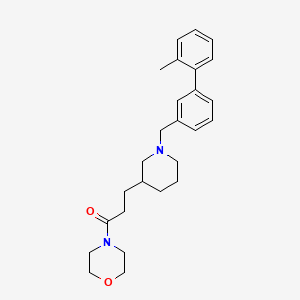 4-(3-{1-[(2'-methyl-3-biphenylyl)methyl]-3-piperidinyl}propanoyl)morpholine