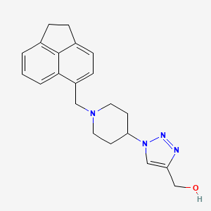 {1-[1-(1,2-dihydro-5-acenaphthylenylmethyl)-4-piperidinyl]-1H-1,2,3-triazol-4-yl}methanol trifluoroacetate (salt)