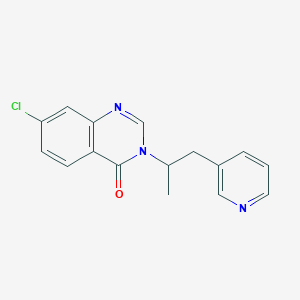 7-chloro-3-(1-methyl-2-pyridin-3-ylethyl)quinazolin-4(3H)-one