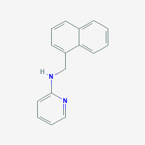 molecular formula C16H14N2 B379301 N-(naphthalen-1-ylmethyl)pyridin-2-amine CAS No. 578749-78-7