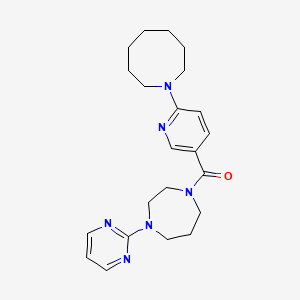 1-(5-{[4-(2-pyrimidinyl)-1,4-diazepan-1-yl]carbonyl}-2-pyridinyl)azocane