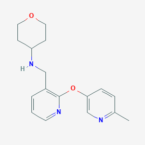 ({2-[(6-methyl-3-pyridinyl)oxy]-3-pyridinyl}methyl)tetrahydro-2H-pyran-4-ylamine