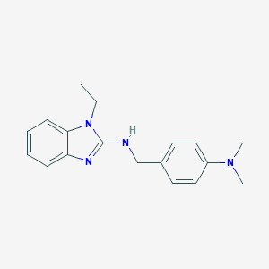 (4-Dimethylamino-benzyl)-(1-ethyl-1H-benzoimidazol-2-yl)-amine