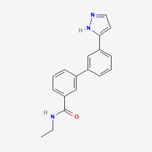 N-ethyl-3'-(1H-pyrazol-3-yl)-3-biphenylcarboxamide