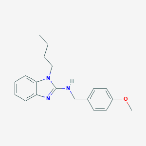 molecular formula C19H23N3O B379316 N-(1-butyl-1H-benzimidazol-2-yl)-N-(4-methoxybenzyl)amine 