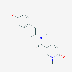 N-ethyl-N-[2-(4-methoxyphenyl)-1-methylethyl]-1-methyl-6-oxo-1,6-dihydropyridine-3-carboxamide