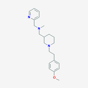 1-[1-[2-(4-methoxyphenyl)ethyl]piperidin-3-yl]-N-methyl-N-(pyridin-2-ylmethyl)methanamine