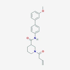 1-(3-butenoyl)-N-(3'-methoxy-4-biphenylyl)-3-piperidinecarboxamide