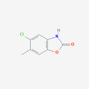 molecular formula C8H6ClNO2 B037933 5-Chloro-6-methylbenzo[D]oxazol-2(3H)-one CAS No. 118794-10-8