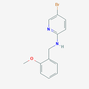 molecular formula C13H13BrN2O B379330 N-(5-bromo-2-pyridinyl)-N-(2-methoxybenzyl)amine 