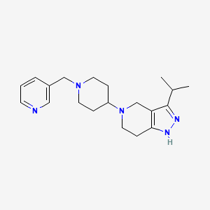 3-isopropyl-5-[1-(pyridin-3-ylmethyl)piperidin-4-yl]-4,5,6,7-tetrahydro-1H-pyrazolo[4,3-c]pyridine