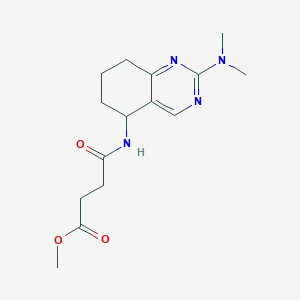 methyl 4-{[2-(dimethylamino)-5,6,7,8-tetrahydro-5-quinazolinyl]amino}-4-oxobutanoate