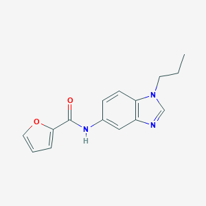 N-(1-propylbenzimidazol-5-yl)furan-2-carboxamide