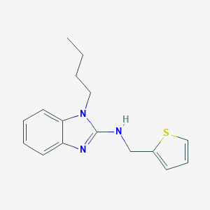 molecular formula C16H19N3S B379372 1-butyl-N-(thiophen-2-ylmethyl)-1H-benzimidazol-2-amine CAS No. 586984-60-3