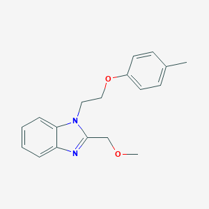 2-Methoxymethyl-1-(2-p-tolyloxy-ethyl)-1H-benzoimidazole