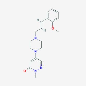 5-{4-[(2E)-3-(2-methoxyphenyl)-2-propen-1-yl]-1-piperazinyl}-2-methyl-3(2H)-pyridazinone