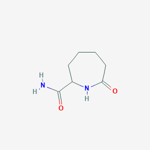 molecular formula C7H12N2O2 B037938 7-Oxoazepane-2-carboxamide CAS No. 118950-97-3