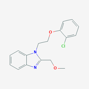 1-[2-(2-Chloro-phenoxy)-ethyl]-2-methoxymethyl-1H-benzoimidazole