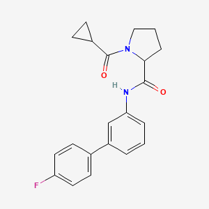 1-(cyclopropylcarbonyl)-N-(4'-fluoro-3-biphenylyl)prolinamide