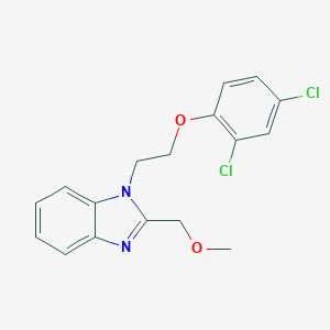 1-[2-(2,4-dichlorophenoxy)ethyl]-2-(methoxymethyl)-1H-benzimidazole