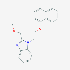 2-(methoxymethyl)-1-[2-(1-naphthyloxy)ethyl]-1H-benzimidazole