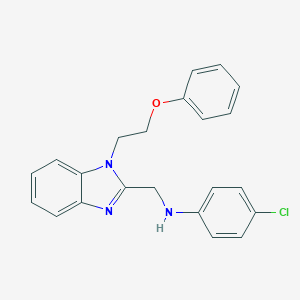 N-(4-chlorophenyl)-N-{[1-(2-phenoxyethyl)-1H-benzimidazol-2-yl]methyl}amine