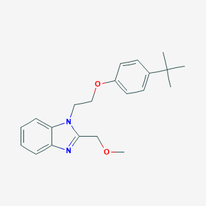 1-[2-(4-tert-butylphenoxy)ethyl]-2-(methoxymethyl)-1H-benzimidazole