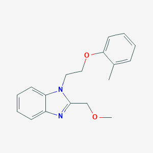 2-Methoxymethyl-1-(2-o-tolyloxy-ethyl)-1H-benzoimidazole