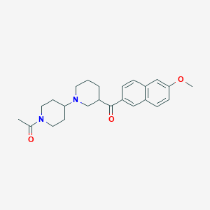 (1'-acetyl-1,4'-bipiperidin-3-yl)(6-methoxy-2-naphthyl)methanone