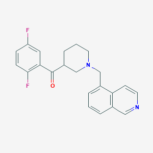 (2,5-Difluorophenyl)-[1-(isoquinolin-5-ylmethyl)piperidin-3-yl]methanone