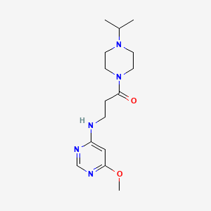 N-[3-(4-isopropylpiperazin-1-yl)-3-oxopropyl]-6-methoxypyrimidin-4-amine