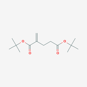 molecular formula C14H24O4 B037945 Di-tert-butyl 2-methylenepentanedioate CAS No. 125010-32-4
