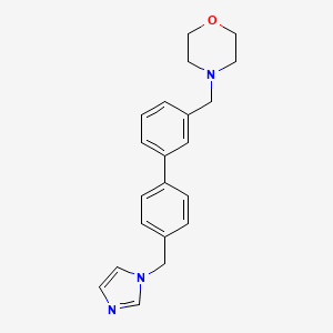 4-{[4'-(1H-imidazol-1-ylmethyl)biphenyl-3-yl]methyl}morpholine