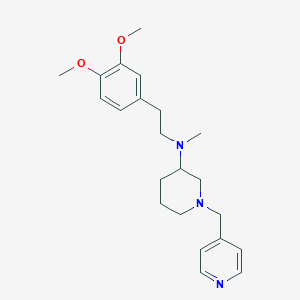 molecular formula C22H31N3O2 B3794552 N-[2-(3,4-dimethoxyphenyl)ethyl]-N-methyl-1-(4-pyridinylmethyl)-3-piperidinamine 