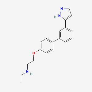 N-ethyl-2-{[3'-(1H-pyrazol-3-yl)-4-biphenylyl]oxy}ethanamine