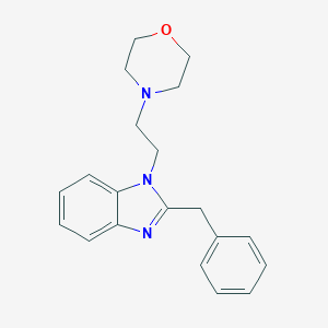 molecular formula C20H23N3O B379474 2-Benzyl-1-(2-morpholin-4-yl-ethyl)-1H-benzoimidazole 