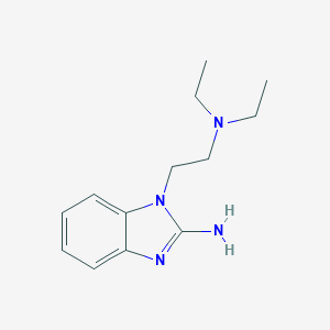 molecular formula C13H20N4 B379479 1-[2-(Diethylamino)ethyl]-1H-benzimidazol-2-amine CAS No. 38652-79-8