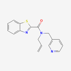 N-allyl-N-(pyridin-3-ylmethyl)-1,3-benzothiazole-2-carboxamide