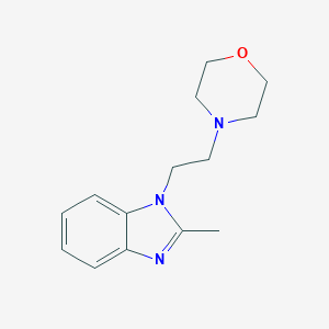 molecular formula C14H19N3O B379484 2-methyl-1-[2-(4-morpholinyl)ethyl]-1H-benzimidazole 