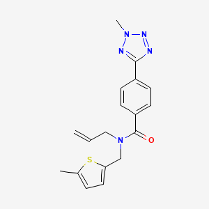 N-allyl-4-(2-methyl-2H-tetrazol-5-yl)-N-[(5-methyl-2-thienyl)methyl]benzamide