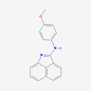 molecular formula C18H14N2O B379486 N-(4-methoxyphenyl)benzo[cd]indol-2-amine CAS No. 40496-13-7