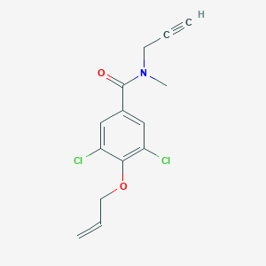 4-(allyloxy)-3,5-dichloro-N-methyl-N-prop-2-yn-1-ylbenzamide