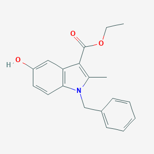 molecular formula C19H19NO3 B379487 1-苄基-5-羟基-2-甲基-1H-吲哚-3-羧酸乙酯 CAS No. 63746-08-7