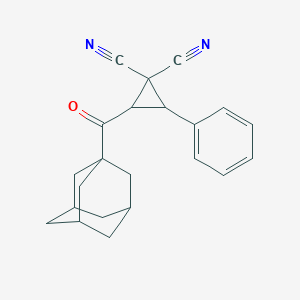 2-(1-Adamantylcarbonyl)-3-phenyl-1,1-cyclopropanedicarbonitrile