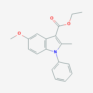 Ethyl 5-methoxy-2-methyl-1-phenyl-1H-indole-3-carboxylate