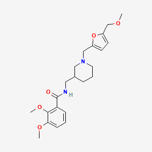 2,3-dimethoxy-N-[(1-{[5-(methoxymethyl)-2-furyl]methyl}-3-piperidinyl)methyl]benzamide