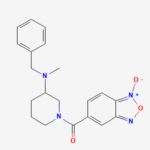 N-benzyl-N-methyl-1-[(1-oxido-2,1,3-benzoxadiazol-5-yl)carbonyl]-3-piperidinamine